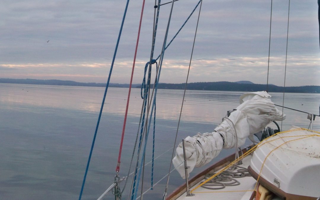 crossing the strait of Juan de Fuca on your sailboat