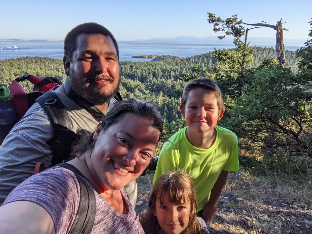 Cruiser's Review - hiking up Chadwick Hill at Watmough Bay on Lopez Island in the San Juan Islands in July summer 2020