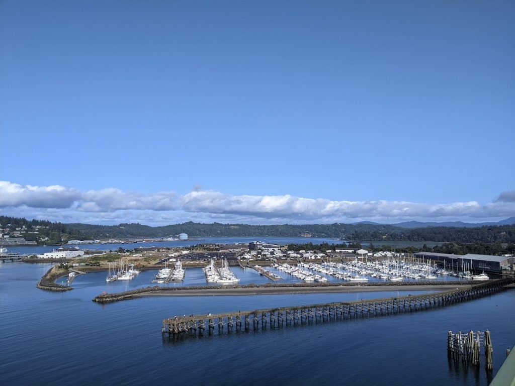 Port of Newport Marina in Newport Oregon - cruiser's review for sailing down the US West Coast