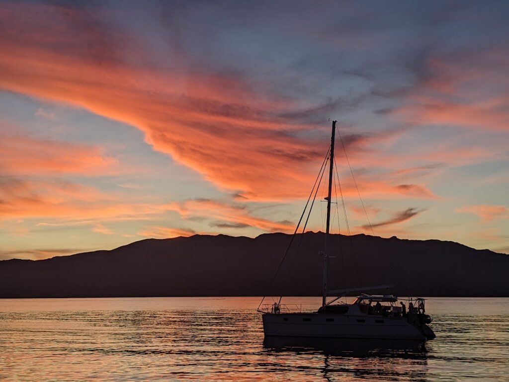 Visiting Isla Coronado for sunset - baja sunset