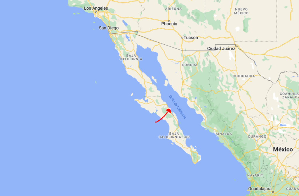 sailing or cruising to Punta Chivato in Baja California Sur - Punta Chivato anchorage